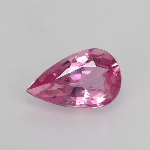 Medium Pink Zaffiro Gem - 0.8ct Sfaccettatura a pera (ID: 522706)