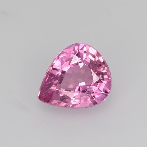 Royal Purple Pink Saphir Edelstein - 0.8ct Birnen Schliff (ID: 522708)