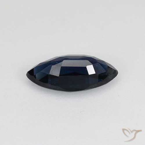Sapphire Gemstone in 8 x 4 mm Size for Sale, Sapphire Stone in Dark Blue Color