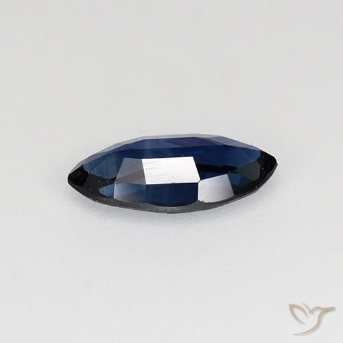 Sapphire Gemstone in 8 x 4 mm Size for Sale, Sapphire Stone in Dark Blue Color