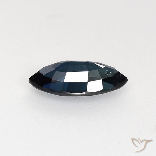Sapphire Gemstone in 8.2 x 4.1 mm Size for Sale, Sapphire Stone in Night Blue Color