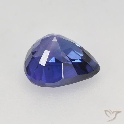 Sapphire Gemstone in 5.6 x 5.1 mm Size for Sale, Sapphire Stone in Violet Blue Color