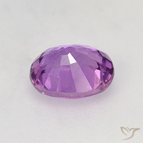 Sapphire Gemstone in 5.7 x 4.8 mm Size for Sale, Sapphire Stone in Medium Violet Color