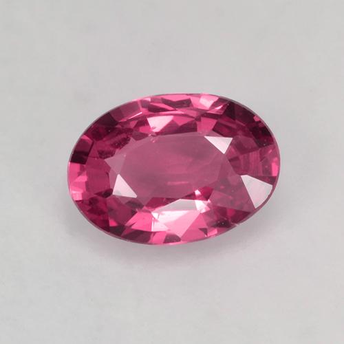 Hot Pink Sapphire Gem - 0.7ct Oval Facet (ID: 522905)