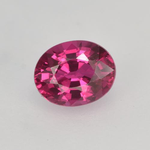 Ярко-розовый Сапфир Камень - 0.4ct Фасетный Овал (ID: 522911)