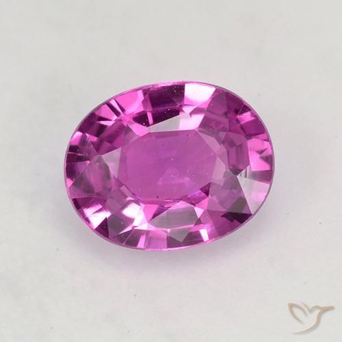 0.65ct Natural Purple Pink Sapphire, Oval, VVS