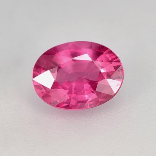 Dark Pink Сапфир Камень - 0.8ct Фасетный Овал (ID: 522916)