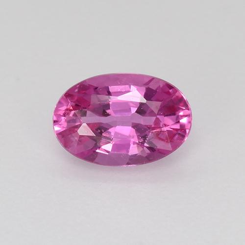 Rosado intenso Zafiro Gema - 0.6ct Forma ovalada (ID: 523013)
