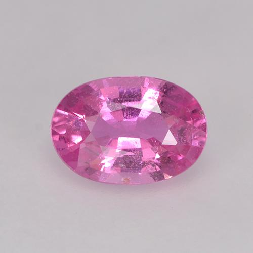 Темно-розовый Сапфир Камень - 0.8ct Фасетный Овал (ID: 523207)