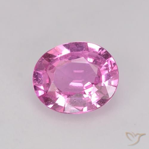 0.73ct Natural Royal Purple Pink Sapphire, Oval, VS