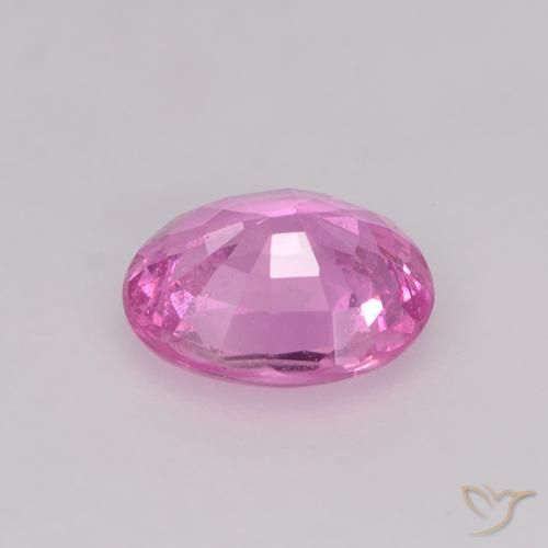 Sapphire Gemstone in 6.1 x 5.1 mm Size for Sale, Sapphire Stone in Royal Purple Pink Color