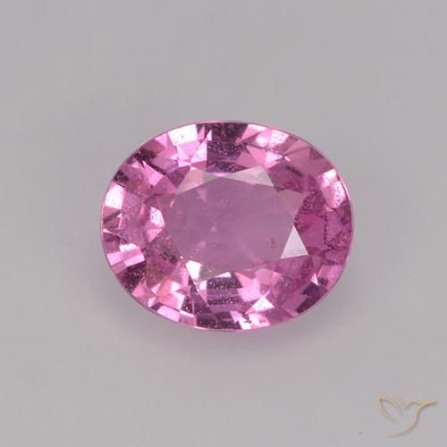 0.78ct Natural Royal Purple Pink Sapphire, Oval, VS