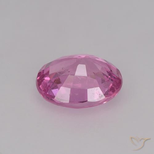 Sapphire Gemstone in 6.1 x 5.1 mm Size for Sale, Sapphire Stone in Royal Purple Pink Color