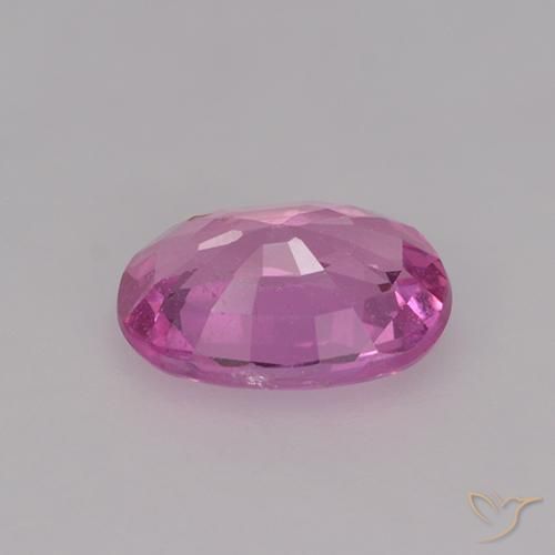 Sapphire Gemstone in 6.4 x 4.5 mm Size for Sale, Sapphire Stone in Medium Pink Color