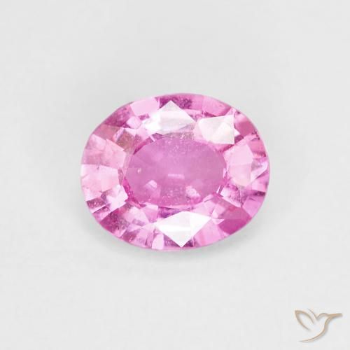 0.68ct Natural Hot Pink Sapphire, Oval, VS, Photo A