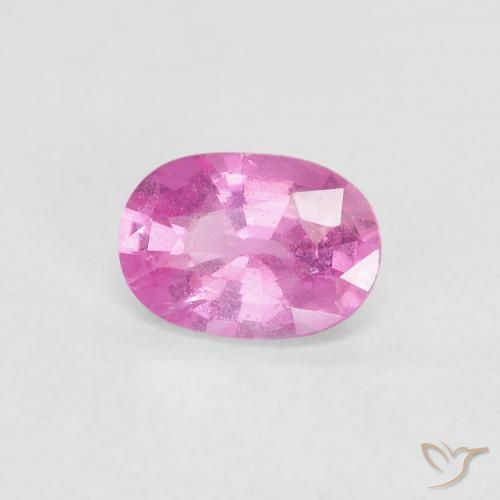 0.79ct Natural Hot Pink Sapphire, Oval, VS