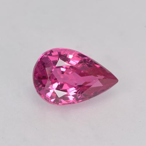 Rosa hot Zaffiro Gem - 0.6ct Sfaccettatura a pera (ID: 523503)