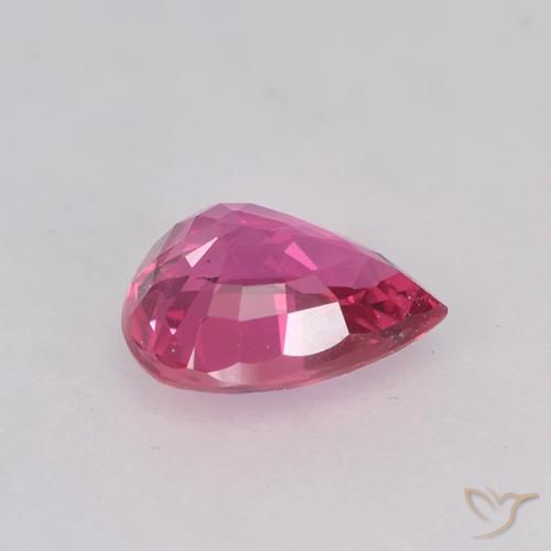 Sapphire Gemstone in 6.1 x 4.9 mm Size for Sale, Sapphire Stone in Medium Pink Color