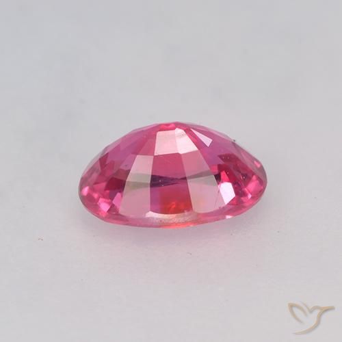 Sapphire Gemstone in 5.7 x 4 mm Size for Sale, Sapphire Stone in Intense Pink Color