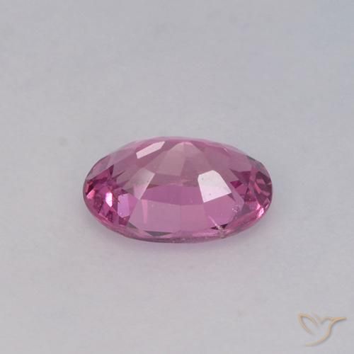 Sapphire Gemstone in 6.4 x 4.5 mm Size for Sale, Sapphire Stone in Reddish Purple Color