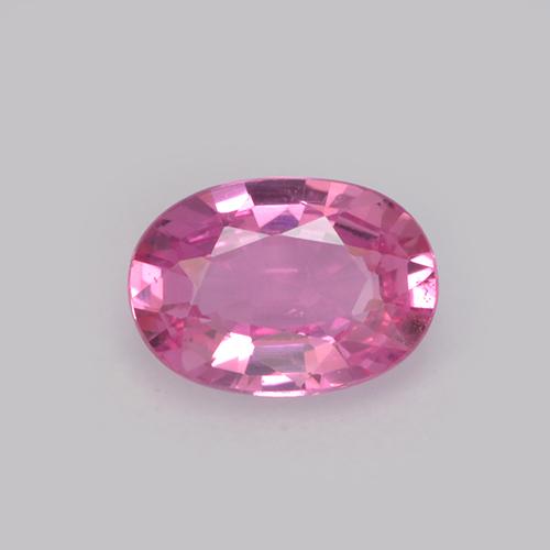 Royal Purple Pink Сапфир Камень - 0.7ct Фасетный Овал (ID: 523648)