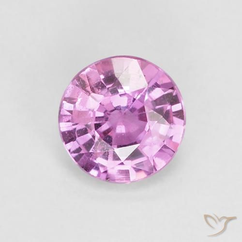 AAAAA Dazzling Pink Sapphire Round Faceted Cut VVS Loose Gemstone Wholesale 