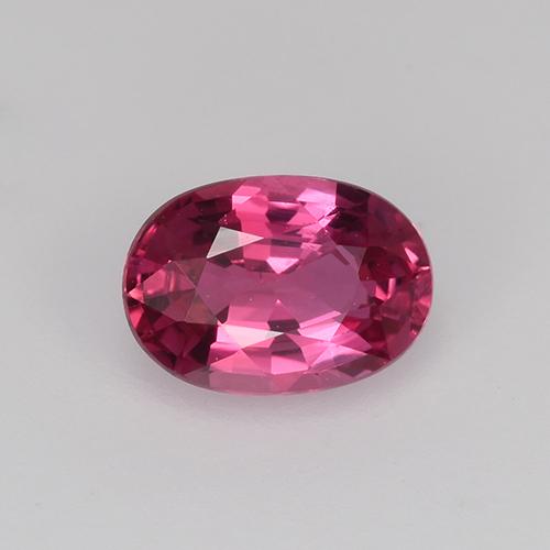 Magenta-Pink Sapphire Gem - 0.6ct Oval Facet (ID: 523848)