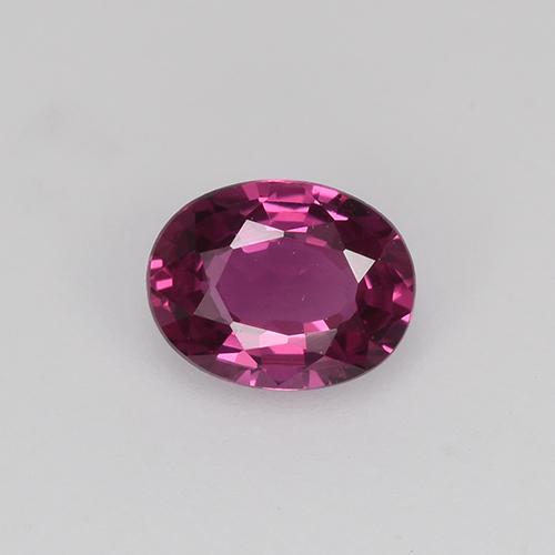 Púrpura rojizo Zafiro Gema - 0.4ct Forma ovalada (ID: 523850)