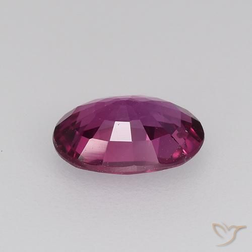 Sapphire Gemstone in 6.5 x 4.7 mm Size for Sale, Sapphire Stone in Dark Purple Color
