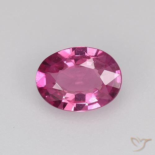 0.60ct Natural Medium Purple Sapphire, Oval, VVS-VS