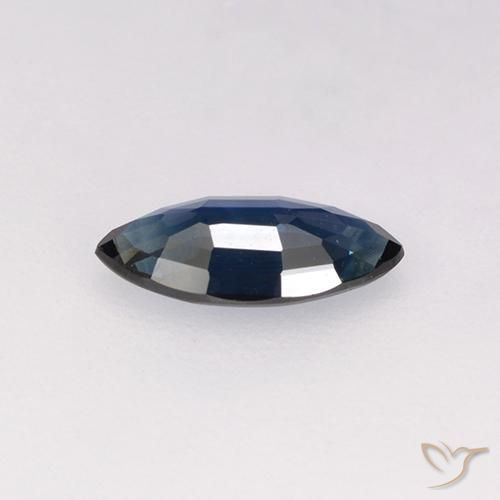 Sapphire Gemstone in 8 x 4 mm (calibrated) Size for Sale, Sapphire Stone in Navy Blue Color
