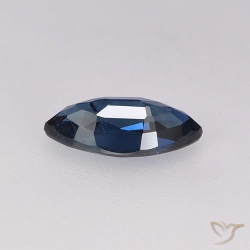 Sapphire Gemstone in 8 x 4 mm Size for Sale, Sapphire Stone in Twilight Blue Color