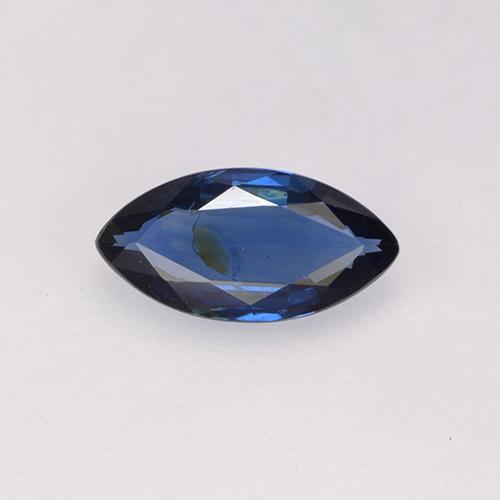 Azul marino Zafiro Gema - 0.6ct Forma marquesa (ID: 523898)