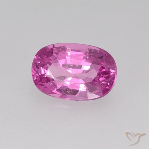 0.78 ct Purple Sapphire Stone, Natural Sapphire in Oval Facet Shape for Sale