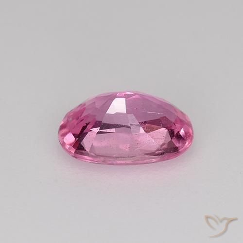 Sapphire Gemstone in 6.6 x 4.4 mm Size for Sale, Sapphire Stone in Intense Pink Color