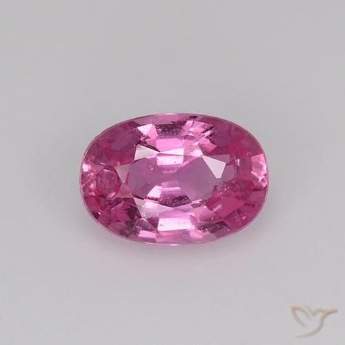 0.77ct Natural Medium Pink Sapphire, Oval, VS