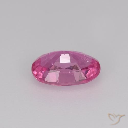 Sapphire Gemstone in 6.4 x 4.5 mm Size for Sale, Sapphire Stone in Medium Pink Color