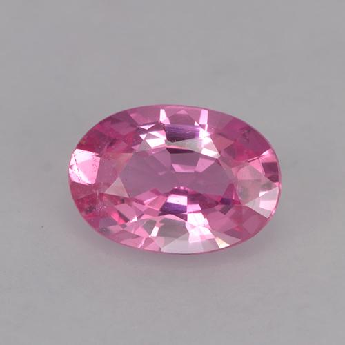 Intense Pink Saphir Edelstein - 0.7ct Oval facettiert (ID: 524081)