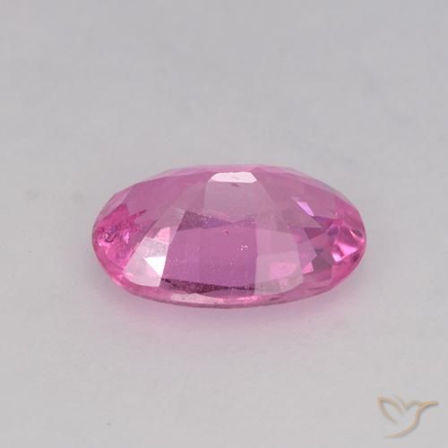 Sapphire Gemstone in 6.5 x 4.5 mm Size for Sale, Sapphire Stone in Deep Pink Color