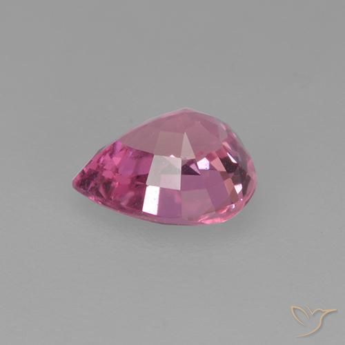 Sapphire Gemstone in 6 x 4.9 mm Size for Sale, Sapphire Stone in Medium Pink Color
