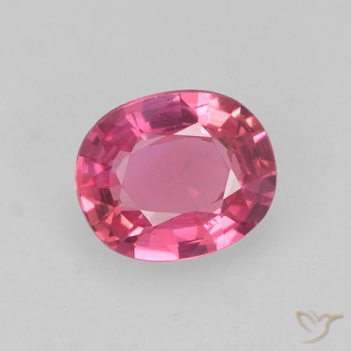 0.42ct Natural Magenta Pink Sapphire, Oval, VS