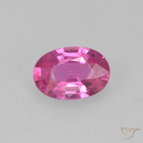 0.40ct Natural Intense Pink Sapphire, Oval, VS
