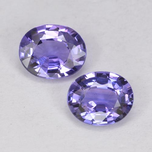 Intense Violet Сапфир Камень - 0.4ct Фасетный Овал (ID: 525061)