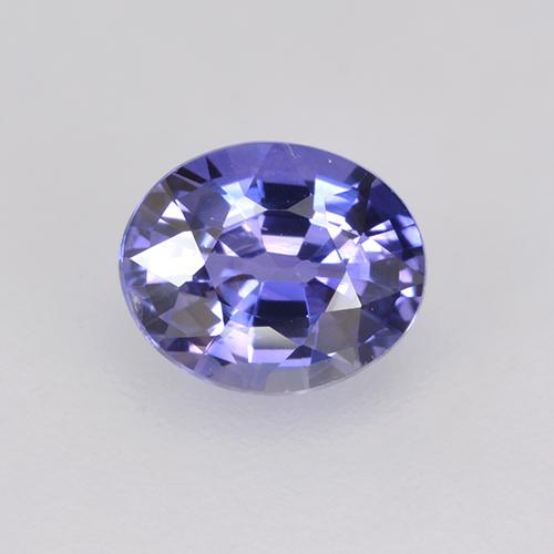 Intense Violet Blue Сапфир Камень - 0.8ct Фасетный Овал (ID: 525142)
