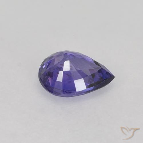 Sapphire Gemstone in 5.7 x 4.6 mm Size for Sale, Sapphire Stone in Medium Violet Color