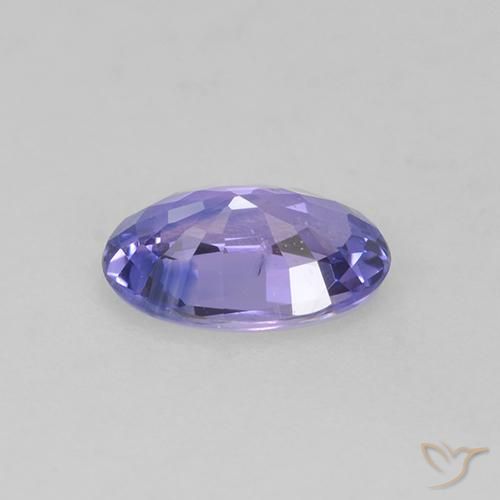 Sapphire Gemstone in 6.5 x 4.4 mm Size for Sale, Sapphire Stone in Medium Light Violet Color