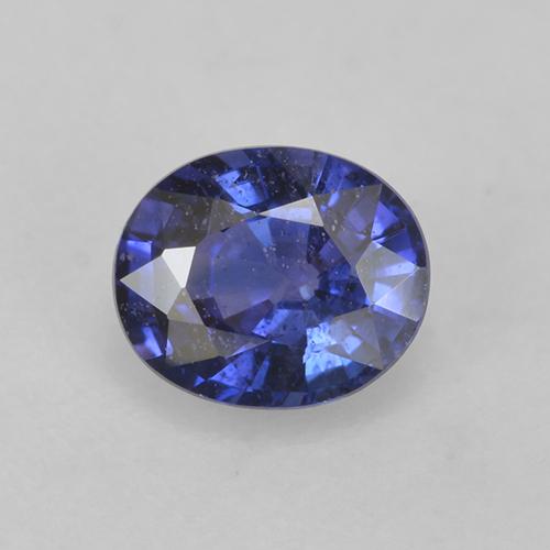 True Blue Saphir Edelstein - 0.6ct Oval facettiert (ID: 525291)
