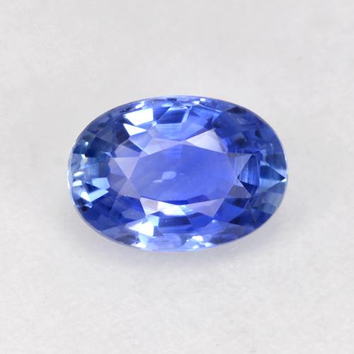 Light Cornflower Blue Сапфир Камень - 0.7ct Фасетный Овал (ID: 525381)