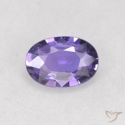 0.50ct Natural Deep Violet Sapphire, Oval, VVS-VS