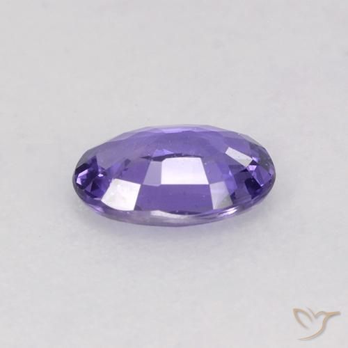 Sapphire Gemstone in 6 x 4.2 mm Size for Sale, Sapphire Stone in Deep Violet Color